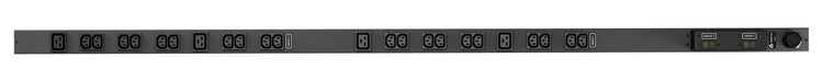 EAN 0767041026153 - Vertiv Geist rPDU, basic, 0U, input IEC60309 230V 32A, outputs (20)C13 | (4)C19 unidad de distribución de imagen 1