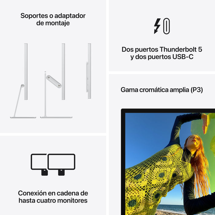 Apple Studio Display - Standard Glass - Vesa Mount Adapter (Stand Not Included) (2026)