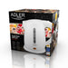 EAN 5902934831093 - Adler AD 1272 tetera eléctrica 1 L 1600 W Avellana, Blanco imagen 5