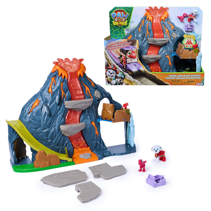 Spinmaster Paw Patrol: El Dino Film - Super-Lava-Blast Vulkan-Juego 6076336