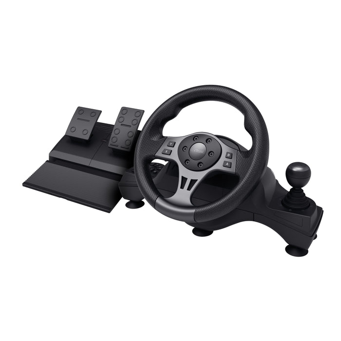 EAN 8713439251227 - Trust GXT 289 Movi Negro USB Volante + Pedales Nintendo Switch, PlayStation 4, Xbox One S, Xbox One X, Xb imagen 1