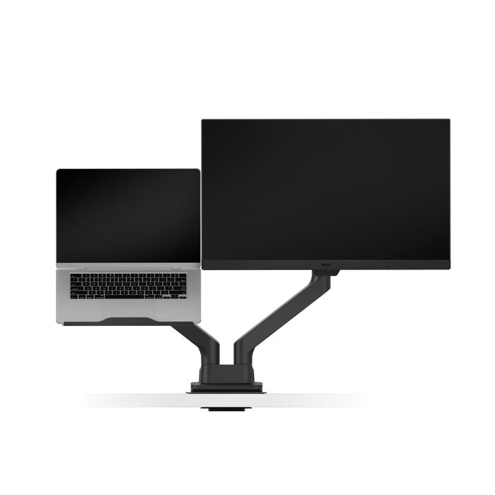 Benq Ltb01 Bandeja Plegable Para Portátiles Para Brazos De Monitor. Montaje Vesa 75 × 75 Mm Compatible Con Portátiles De 12 A 17 Pulgadas. Paneles De Protección Y Almohadillas.