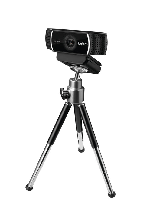 Cámara Logitech C922 Pro Stream Webcam 1920 X 1080 Pixeles Usb Negro