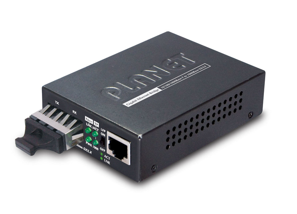 EAN 4711213686207 - PLANET GT-802 convertidor de medio 1000 Mbit/s 850 nm Negro imagen 1