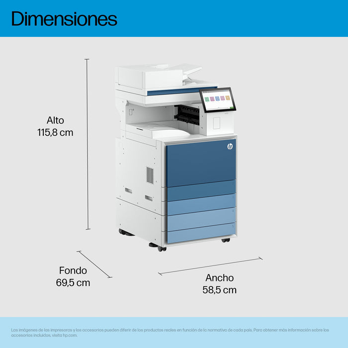 EAN 0198828506290 - HP LaserJet Enterprise LaserJet Ent MFP 8601dn Laser A3 1200 x 1200 DPI 70 ppm Wifi imagen 8