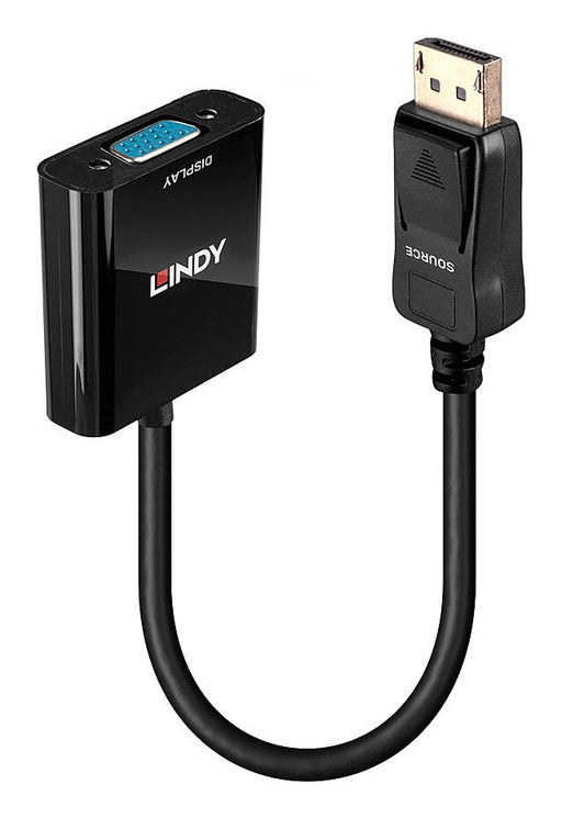 EAN 4002888410069 - Lindy 41006 adaptador de cable de vídeo 0,15 m VGA (D-Sub) DisplayPort Negro imagen 1