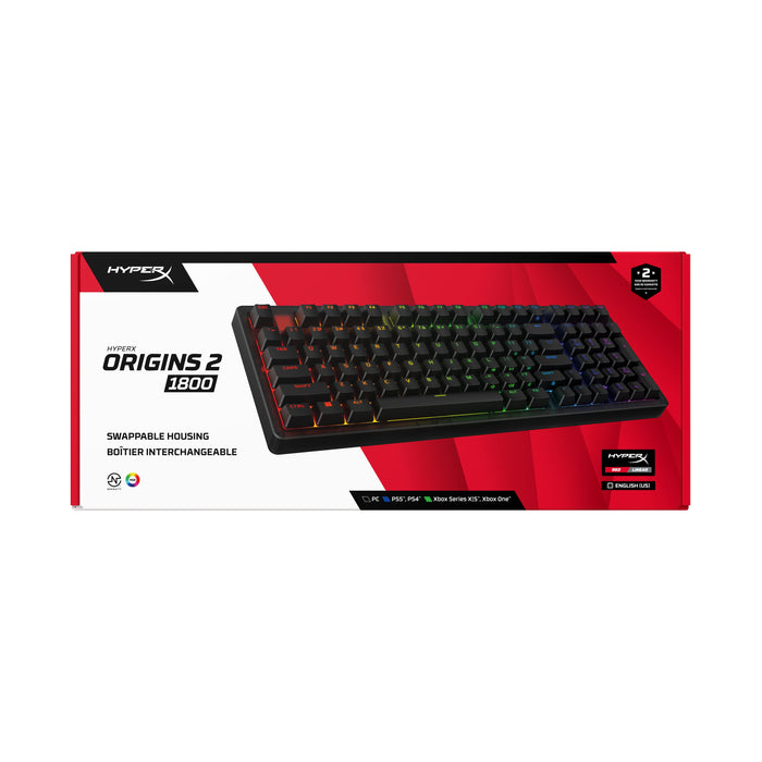 EAN 198828944788 - HyperX Origins 2 1800 teclado Juego USB Negro imagen 11
