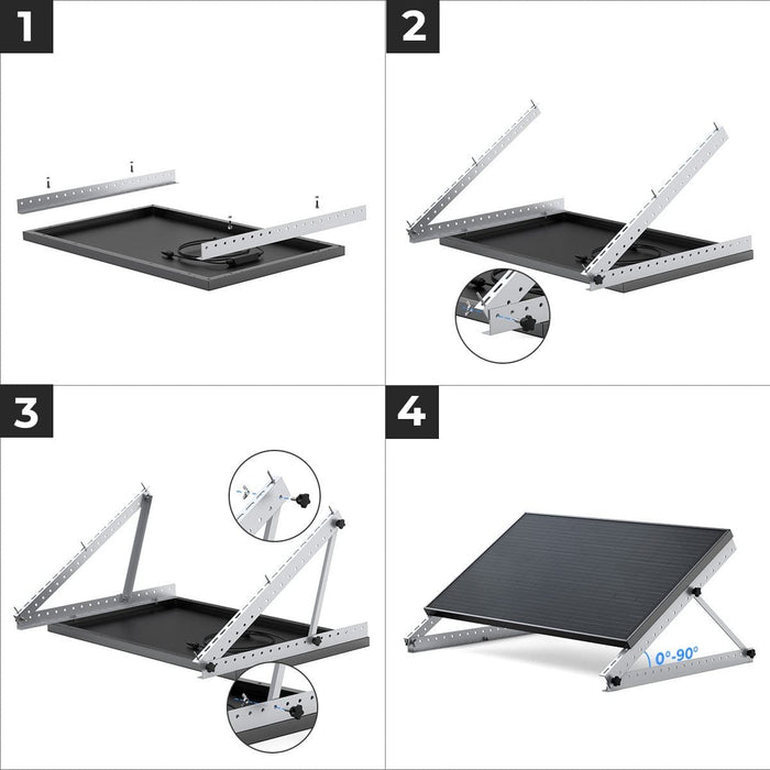 EAN 4895251601412 - EcoFlow AA-FRAME-28IN accesorio para montaje de panel solar Set de montaje imagen 3
