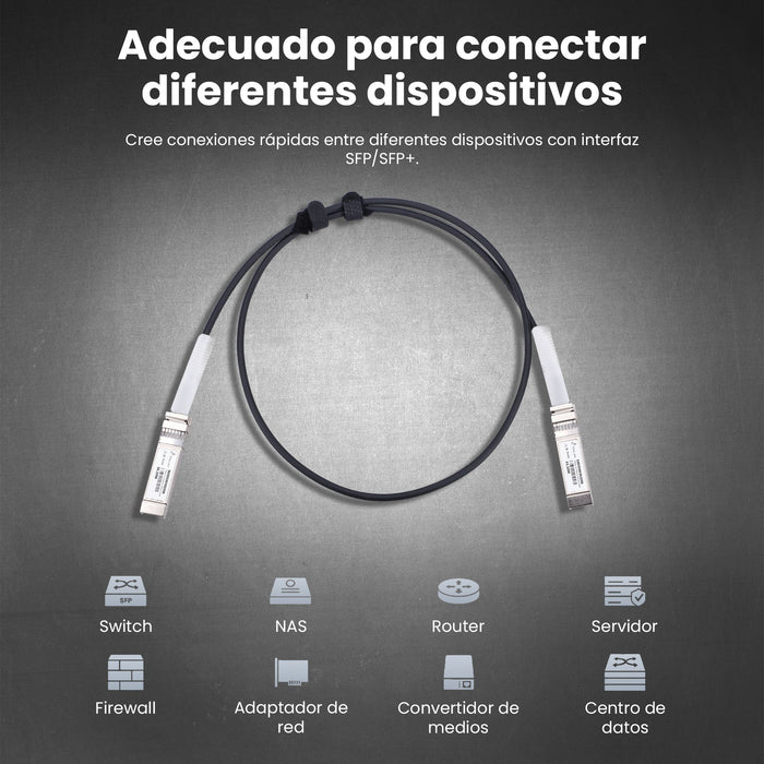 EAN 5902560362268 - Extralink EX.2268 Cable de fibra óptica e InfiniBand SFP+ Negro imagen 6