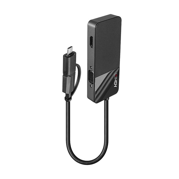 EAN 4002888433549 - Lindy 43354 base para portátil y replicador de puertos USB 3.2 Gen 1 (3.1 Gen 1) Type-A + Type-C Negro imagen 4