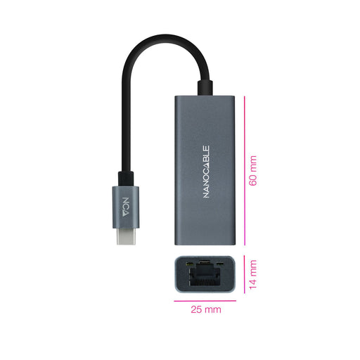 EAN 8433281011458 - Nanocable 10.03.0406 adaptador y tarjeta de red 1000 Mbit/s imagen 2