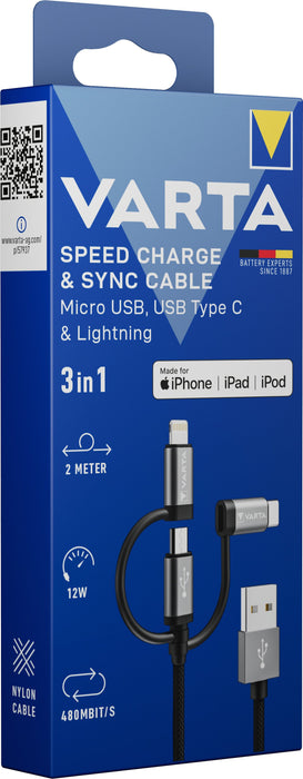 EAN 4008496066315 - Varta 57937 101 111 cargador de dispositivo móvil Universal Lightning, USB Interior imagen 5