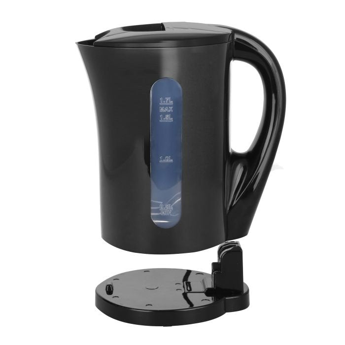 Emerio Hervidor, 1,7 L, Inalámbrico Negro