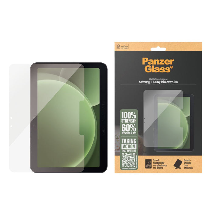 Panzerglass Screen Protector Samsung Galaxy Tab Active5 Pro  Ultra Wide Fit