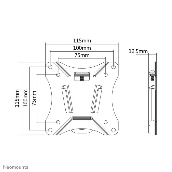 EAN 8717371445805 - Neomounts NM-W25BLACK soporte para TV 76,2 cm (30") Negro imagen 8