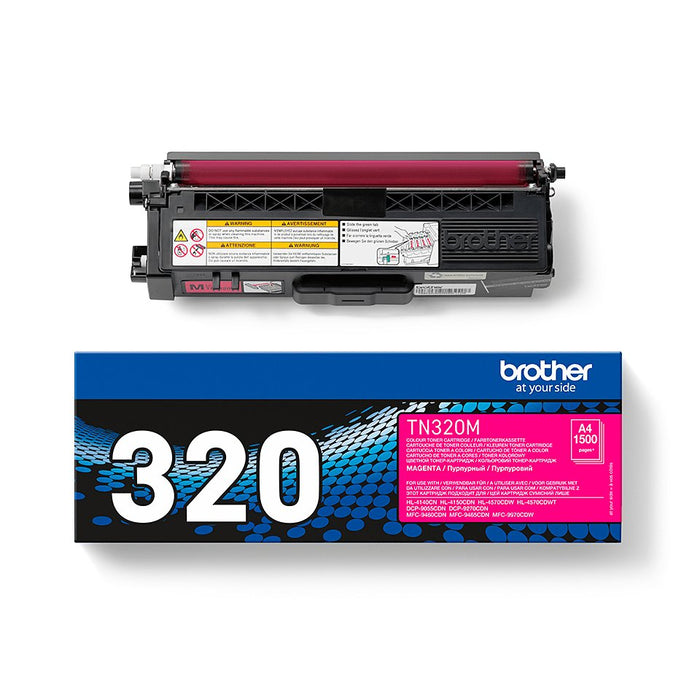 EAN 4977766679367 - Brother TN-320M cartucho de tóner 1 pieza(s) Original Magenta imagen 4