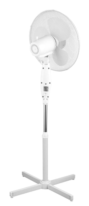 Ventilador De Pie Teesa Tsa8021 Con Temporizador, Blanco
