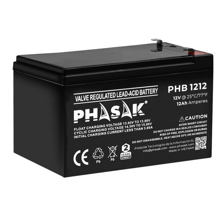 EAN 5605922050949 - Phasak PHB 1212 batería para sistema ups Sealed Lead Acid (VRLA) imagen 5