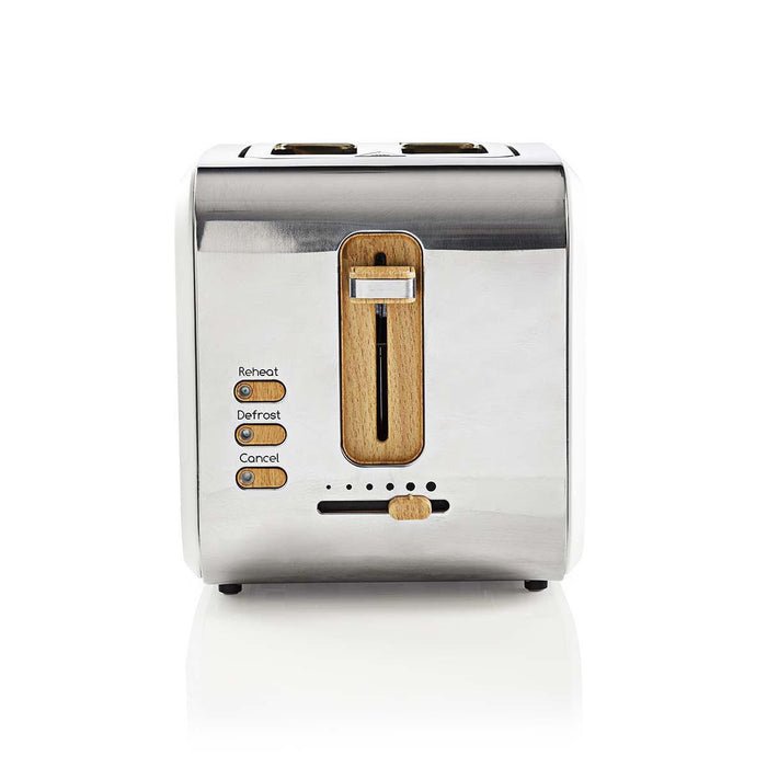 EAN 5412810270330 - Nedis KABT510EWT tostadora 6 2 rebanada(s) 900 W Blanco imagen 1