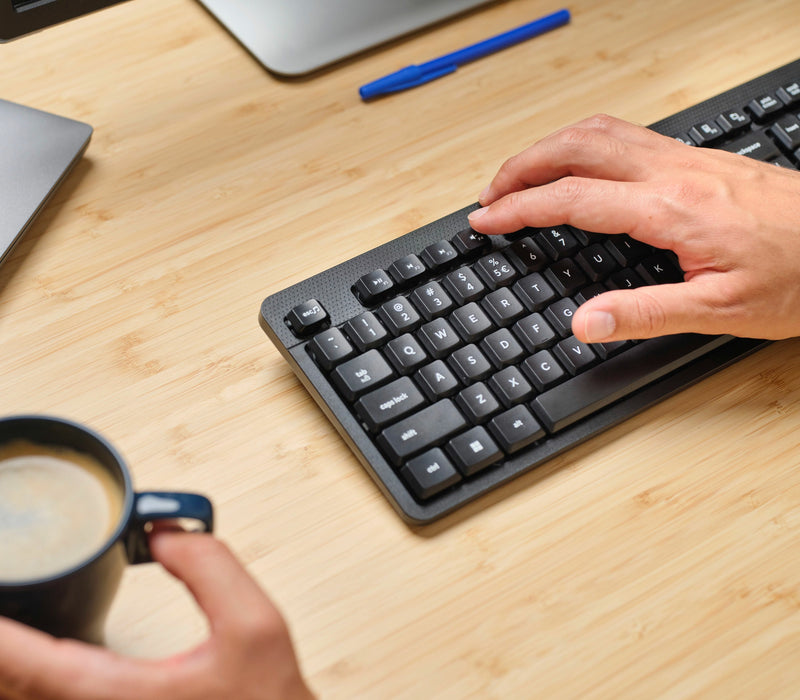 Teclado Frances Membrana Trust Ody Ii Layout Fr Inalámbrico Perfil Bajo Silencioso