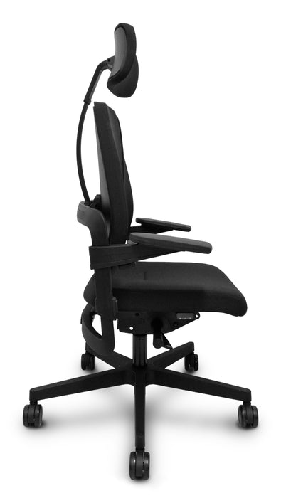 Piqueras Y Crespo Nowy Styl Silla Xilium Duo Traslack Tejido Era Negro Brazos 3d Y Cabecero