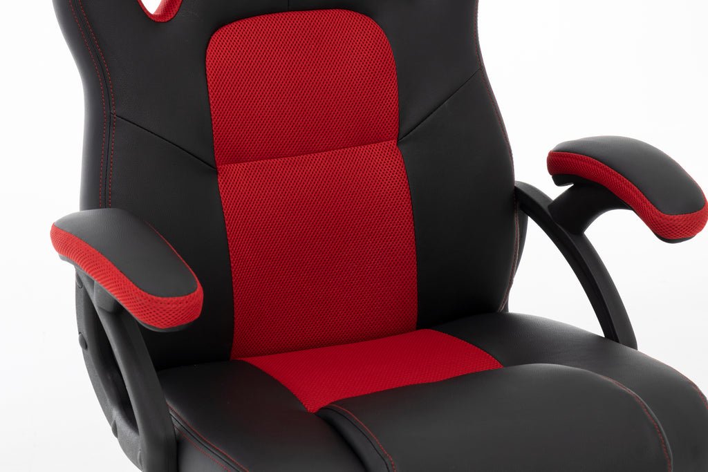 EAN 4251236201167 - Raptor Gaming 437764 silla para videojuegos Silla para videojuegos de PC Asiento acolchado Negro, Rojo imagen 10