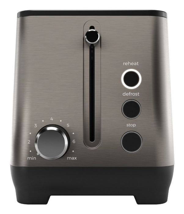 EAN 8435256810158 - Aiwa KOTAN 7 2 rebanada(s) 1000 W Negro, Acero inoxidable imagen 4