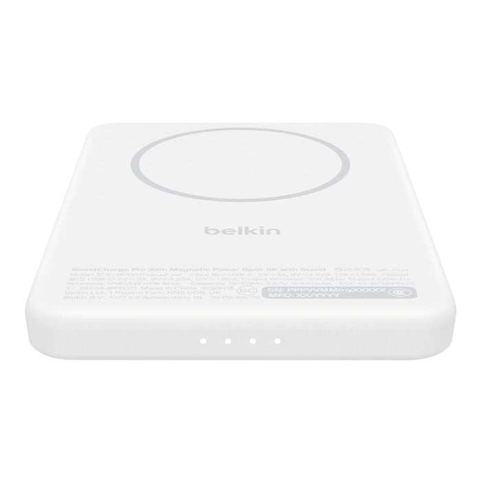 Belkin Boostcharge Slim Magn.Pb 5000mah Qi2 Fold.Wh. Bpd011hqwh