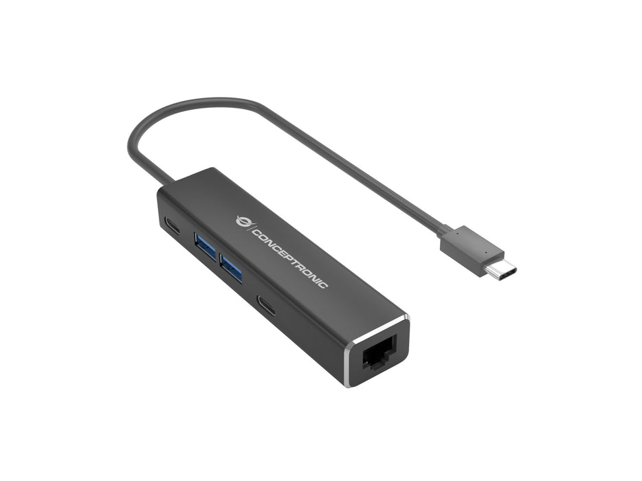 EAN 4015867234136 - Conceptronic ABBY13B base para portátil y replicador de puertos Alámbrico USB 3.2 Gen 1 (3.1 Gen 1) Type- imagen 1