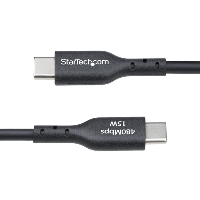 EAN 65030922449 - StarTech.com USB2AC30CMBK cable USB USB 2.0 0,3 m USB A USB C Negro imagen 5
