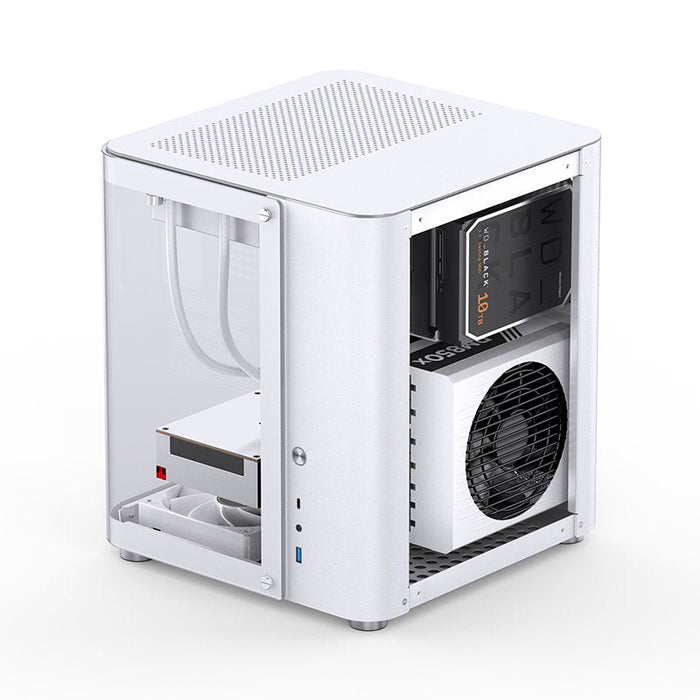 Jonsbo Tk-1 2.0 Micro-Atx Gehäuse, Temperojo Glass - Blanco