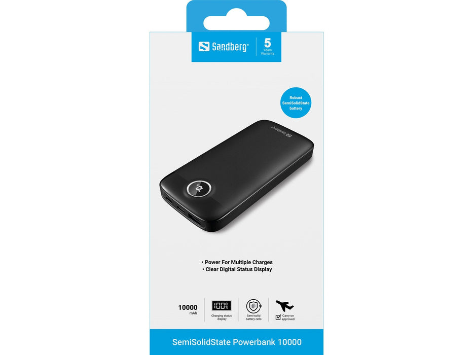 Semisolidstate Powerbank 10000