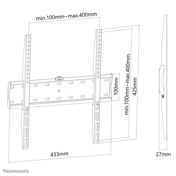 EAN 8717371448424 - Neomounts FPMA-W300BLACK soporte para TV 139,7 cm (55") Negro imagen 14