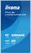 EAN 4948570125623 - iiyama LH6581UHSG-1AG pantalla de señalización Pantalla plana para señalización digital 163,8 cm (64.5")  imagen 3