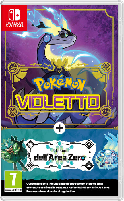 Switch Pokemon Violetto + Dlc Il Tesoro Dell'Area Zero