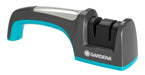 EAN 4078500046718 - Gardena 8712-20 afilador de cuchillo Afilador de cuchillos de discos Negro, Turquesa imagen 1