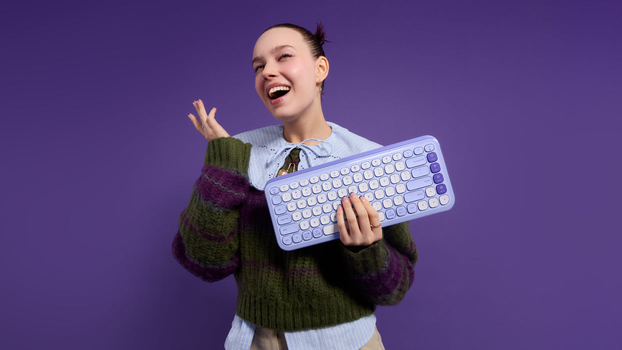 EAN 5099206127692 - Logitech 920-013078 teclado Ratón incluido Universal Bluetooth QWERTY Turco Lila, Blanco imagen 11