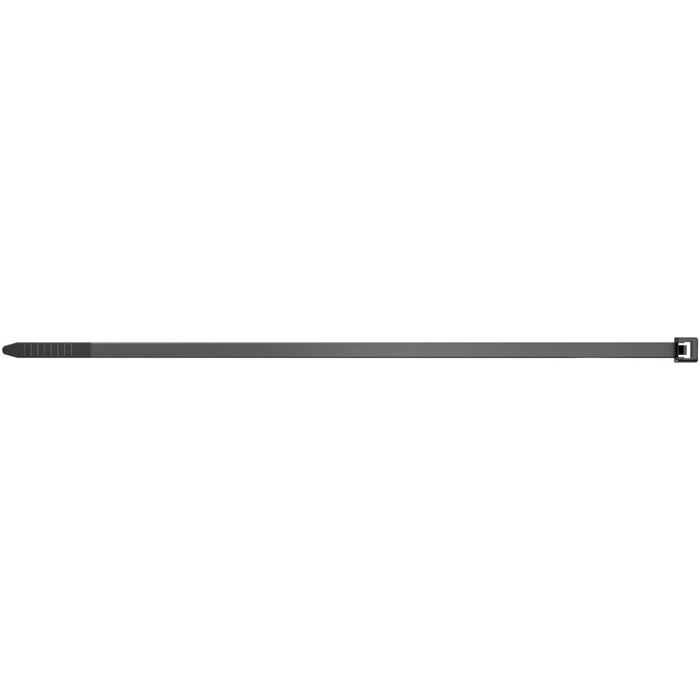 EAN 4006209375730 - Fischer 37573 presilla Brida de entrada paralela Nylon Negro 100 pieza(s) imagen 1