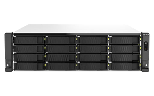 EAN 4711103082263 - QNAP TS-H2287XU-RP NAS Bastidor (3U) Intel Xeon E E-2378 64 GB DDR4 0 TB QuTS hero Negro, Blanco imagen 1