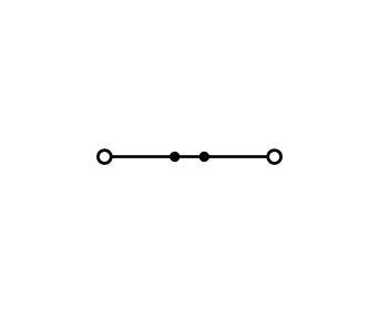 Wago 2004-1201 2-Leiter-Durchgangsklemme ,4mm,Fr Anwendungen Ex E Ii Geeignet
