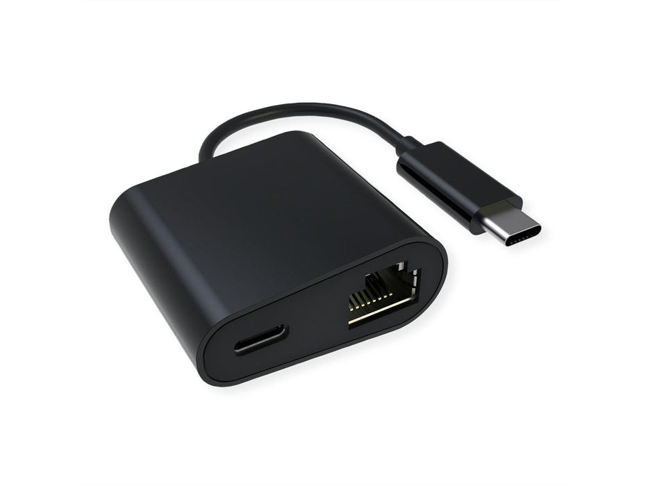 Value Usb 3.2 Gen 2 Typ C Zu Gigabit Ethernet Konverter + 1x Pd Port, 100w
