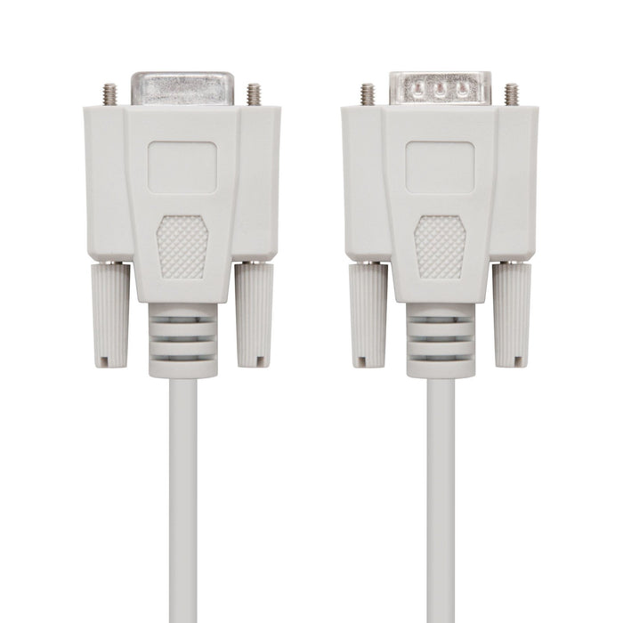 EAN 8433281004085 - Nanocable 10.14.0502 cable de serie Beige 1,8 m DB9 imagen 2