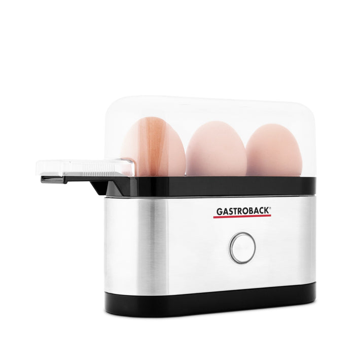 EAN 4016432428004 - Gastroback Design Mini 3 huevos 350 W Negro, Acero inoxidable imagen 2