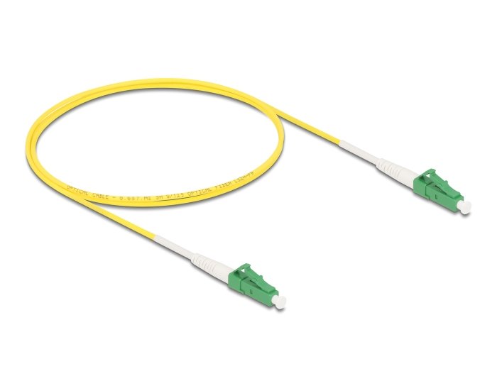 Delock Cable Lichtwellenleiter Lc-Apc Zu Lc-Apc Simplex Singlemode Os2 1 M