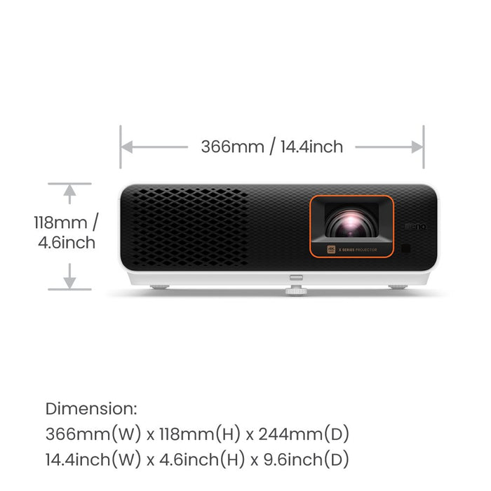 EAN 4718755092763 - BenQ X500i Proyector de corto alcance 2200 lúmenes ANSI DLP UHD 4K (3840x2160) Negro, Blanco imagen 7