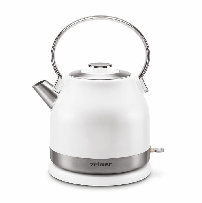 Tetera  Zelmer Zck7940 Eléctrica 1,5 L 2200 W Acero Inoxidable, Blanco
