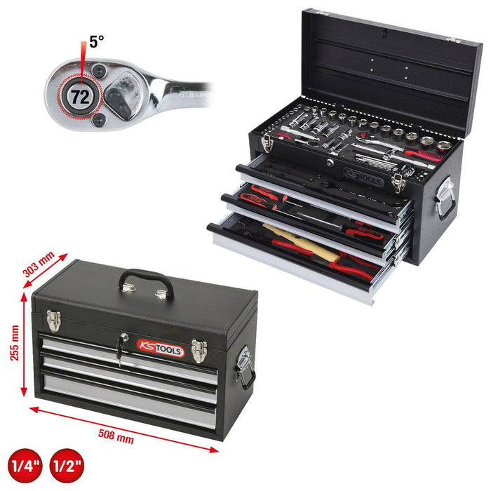 EAN 4042146193402 - KS Tools 918.0200 juego de herramientas mecanicas 99 herramientas imagen 1