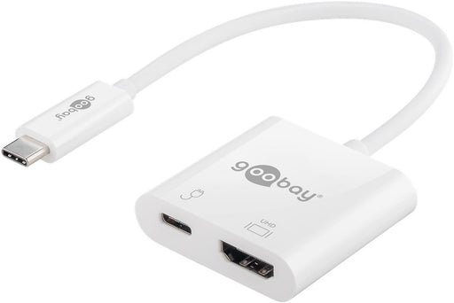 EAN 4040849621109 - Goobay 62110 base para portátil y replicador de puertos Alámbrico USB 3.2 Gen 1 (3.1 Gen 1) Type-C Blanco imagen 2