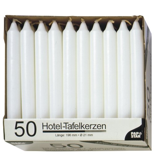 Candle Papstar Kerzen 19.6 Cm Blanco