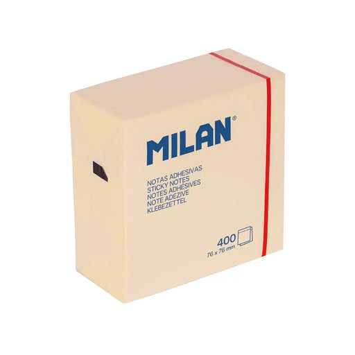 EAN 8411574115663 - Milan 4151400 nota autoadhesiva Plaza Amarillo 400 hojas Autoadhesivo imagen 1